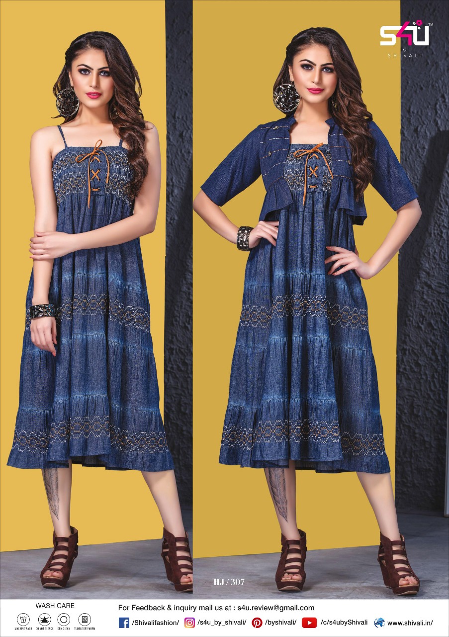 s4U hello jackets fancy collection of kurtis
