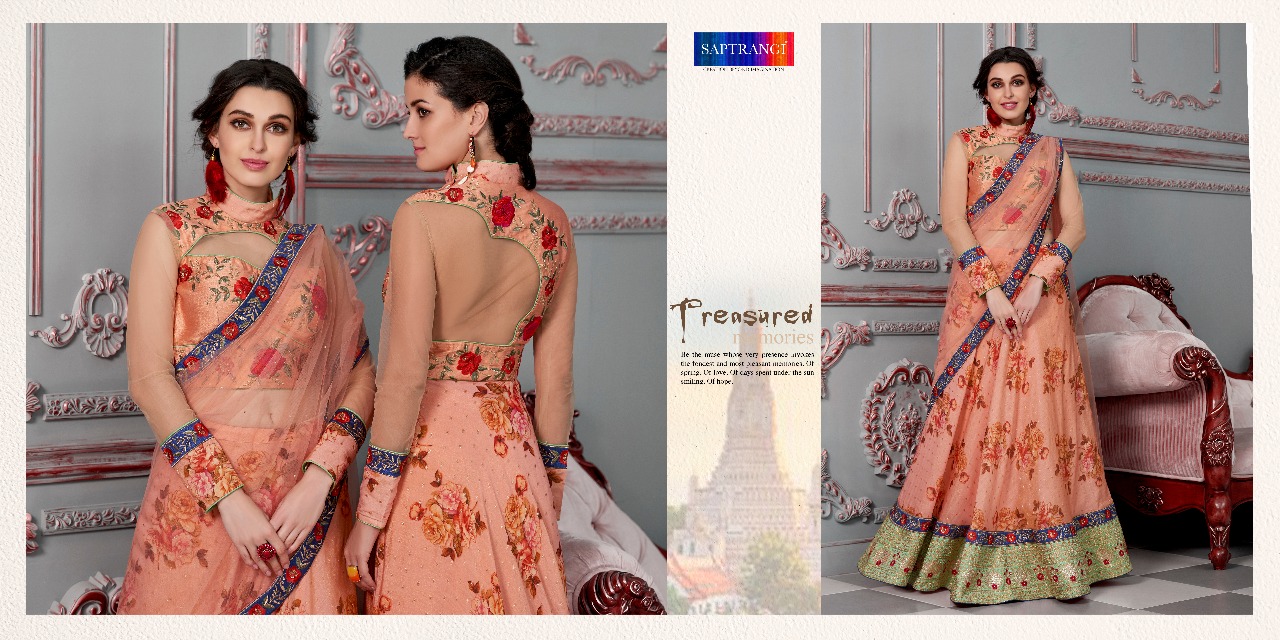 saptrangi rose colorful designer outfits collection