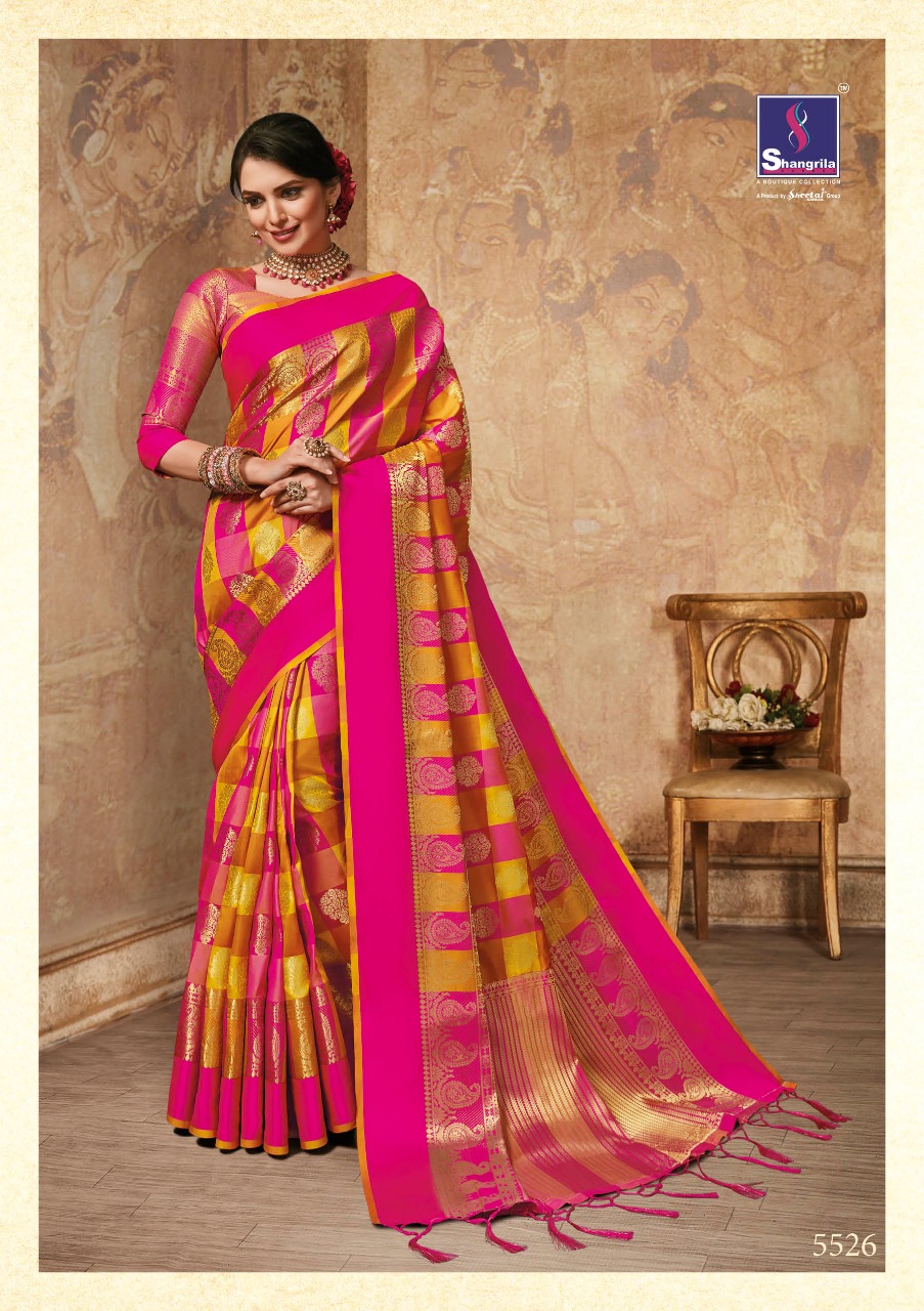 shangrila ardhangini silk beautiful designer collection of sarees