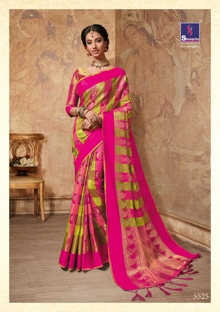 shangrila ardhangini silk beautiful designer collection of sarees