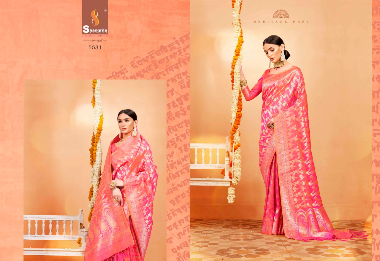 shangrila banarasi zari designer fancy collection of beautiful sarees