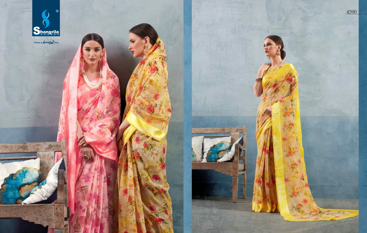 shangrila creation kanchana cotton vol 13 fancy collection of sarees at reasonable rate