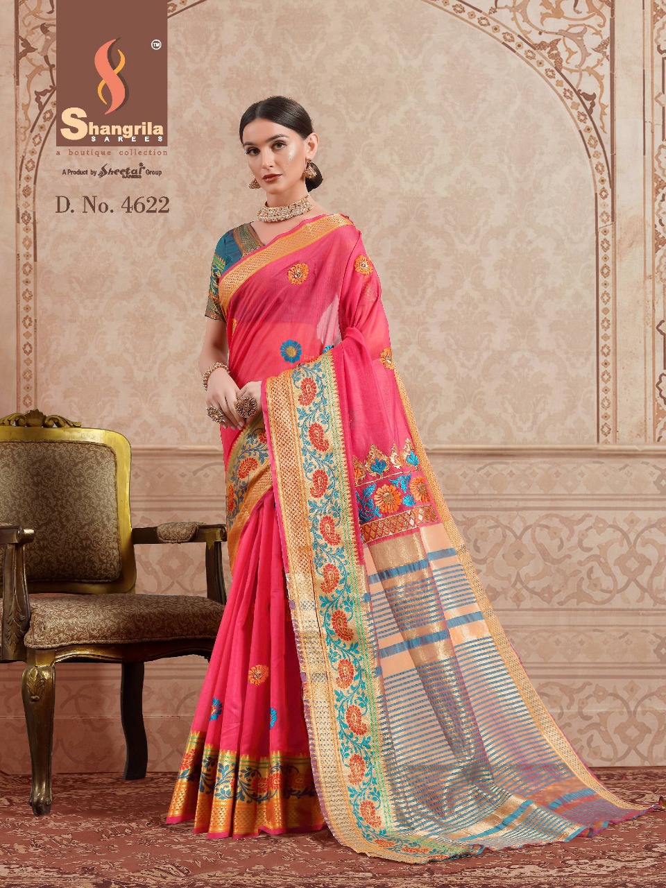 shangrila namrata cotton colorful fancy collection of sarees