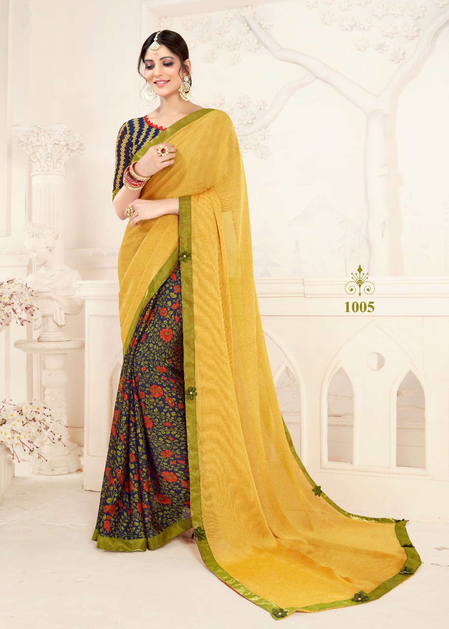 shree sankeshwar mills glimpse casual colorful sarees catalog at reasonable rate