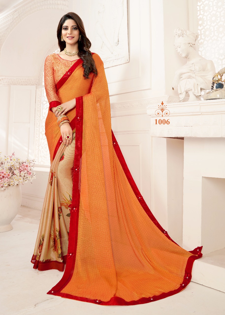 shree sankeshwar mills glimpse casual colorful sarees catalog at reasonable rate