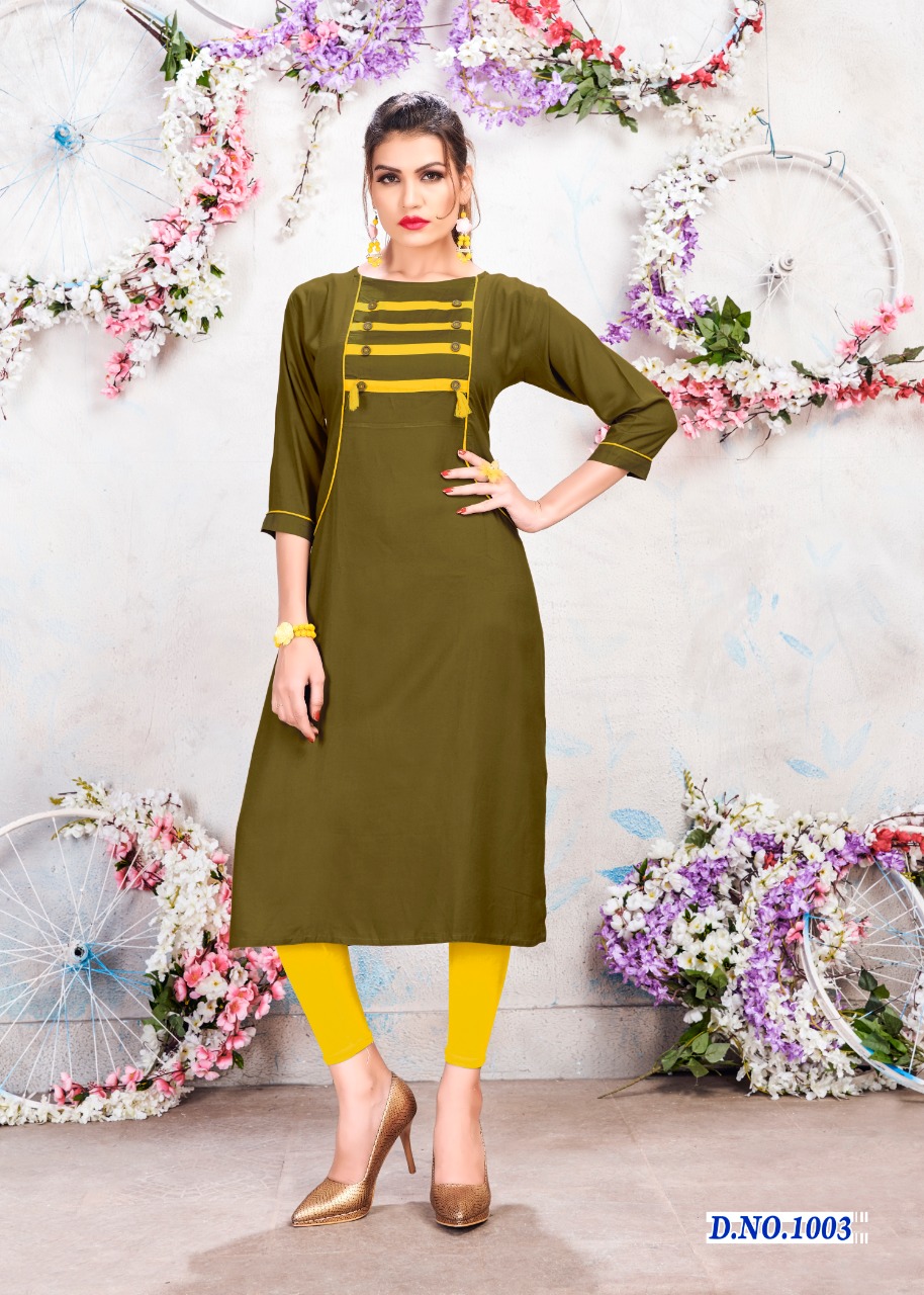 surali sumaya colorful ready to wear kurtis catalog at wholesale rate