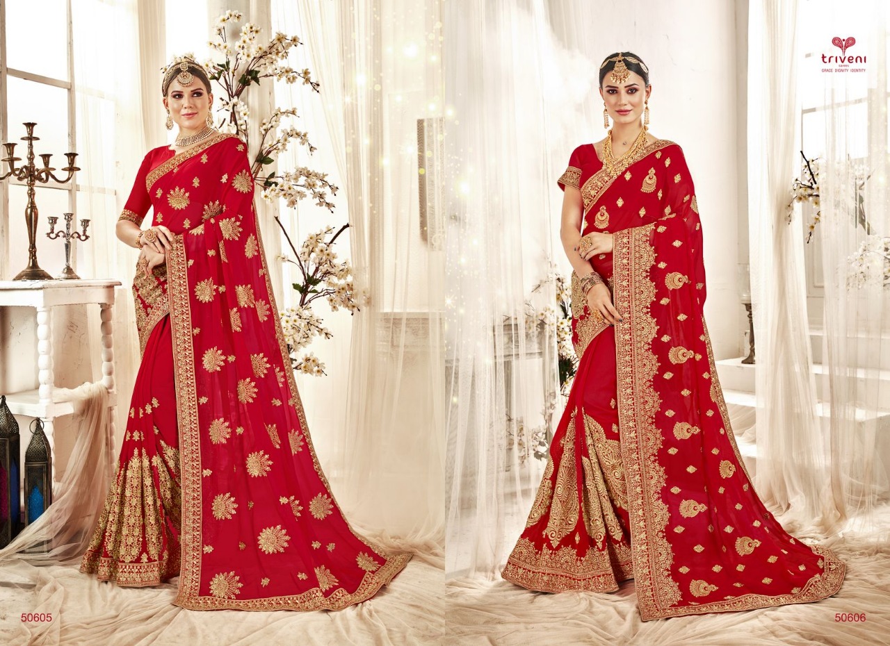 triveni bandhan beautiful desginer sarees collection