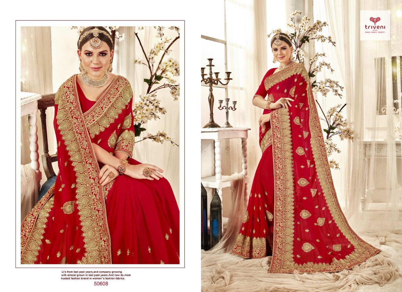 triveni bandhan beautiful desginer sarees collection