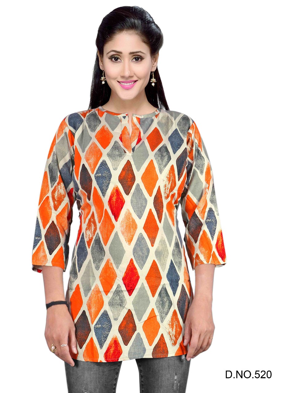 tunic house jasmine colorful casual wear tops at reasonable rate