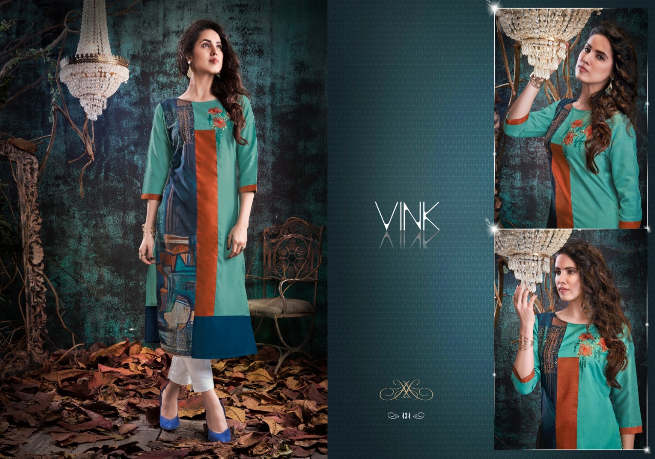 vink nova beautiful fancy kurtis collection at reasonable rate