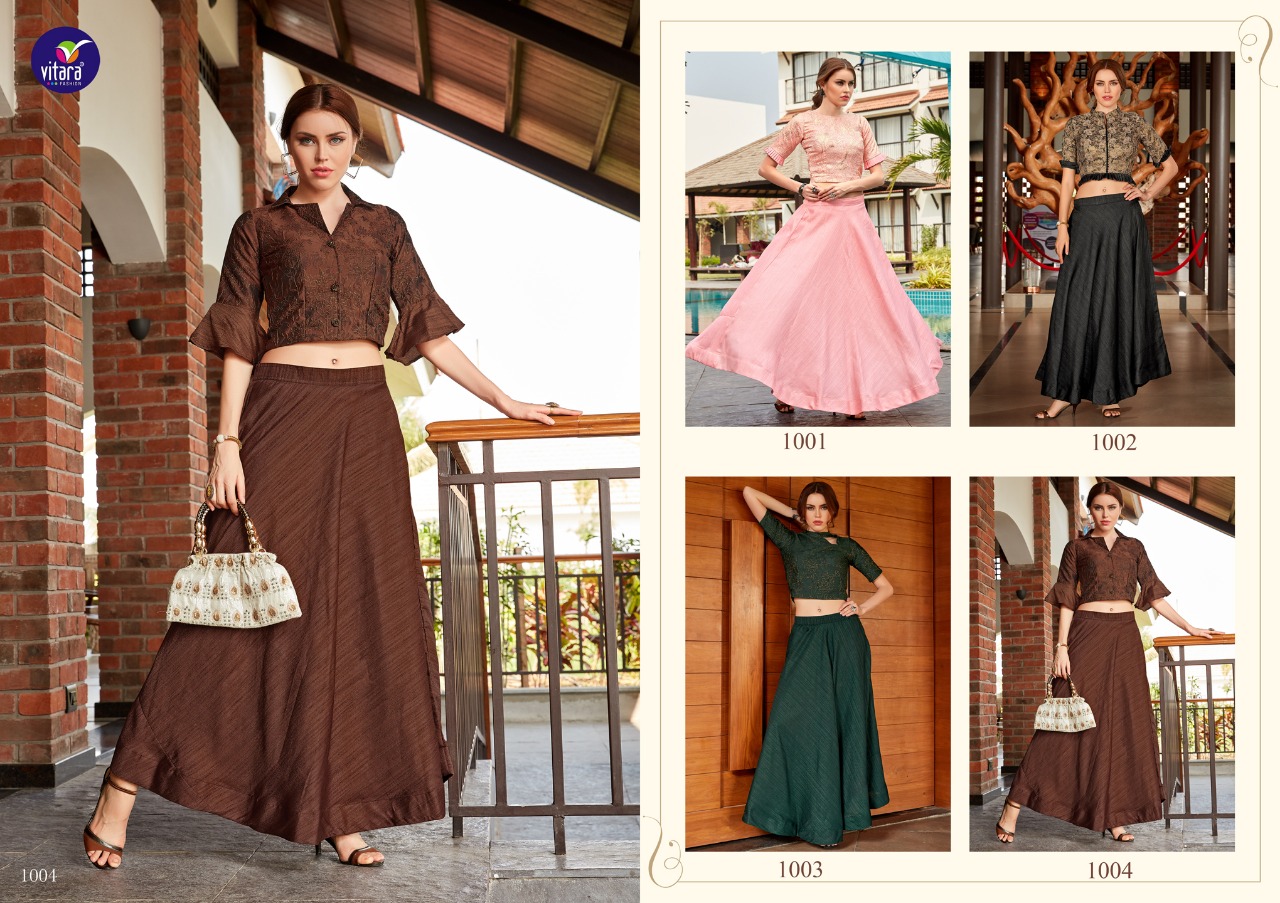 vitara fashion magic beautiful designer crop tops outfit collection