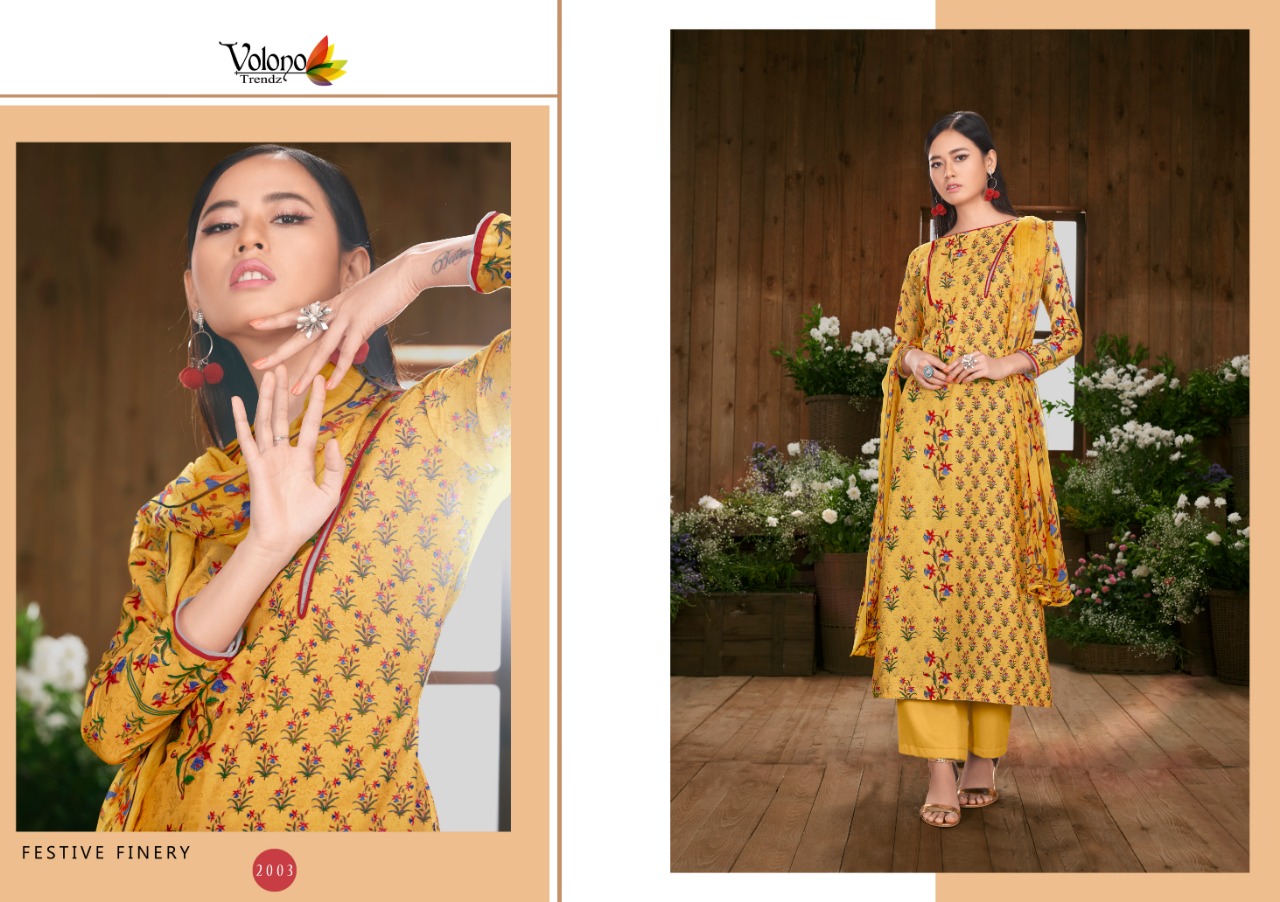 volono trendz panchu vol 2 colorful casual wear salwaar suit catalog at wholesale rate
