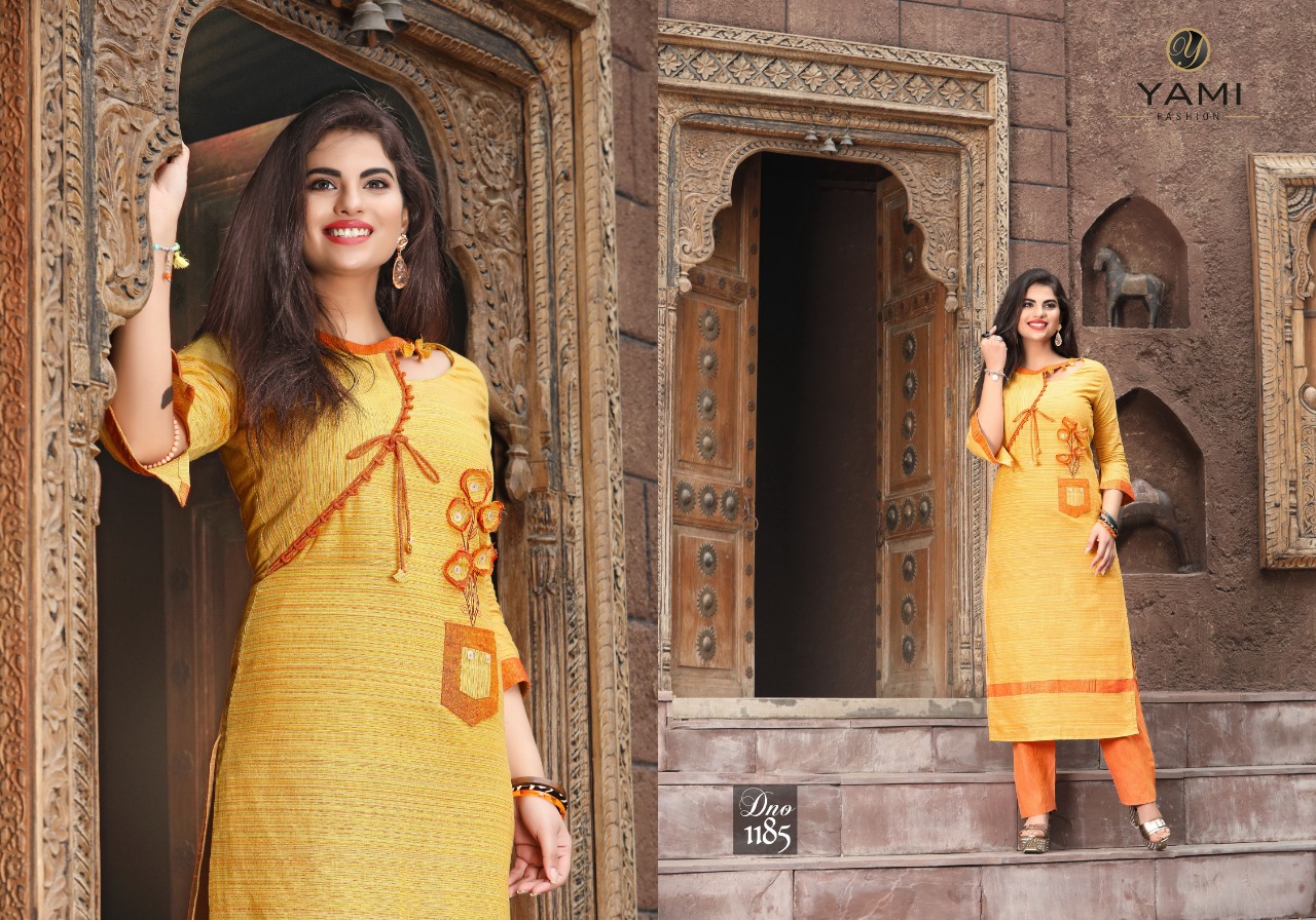 yami fashion culture colorful fancy collection of kurtis