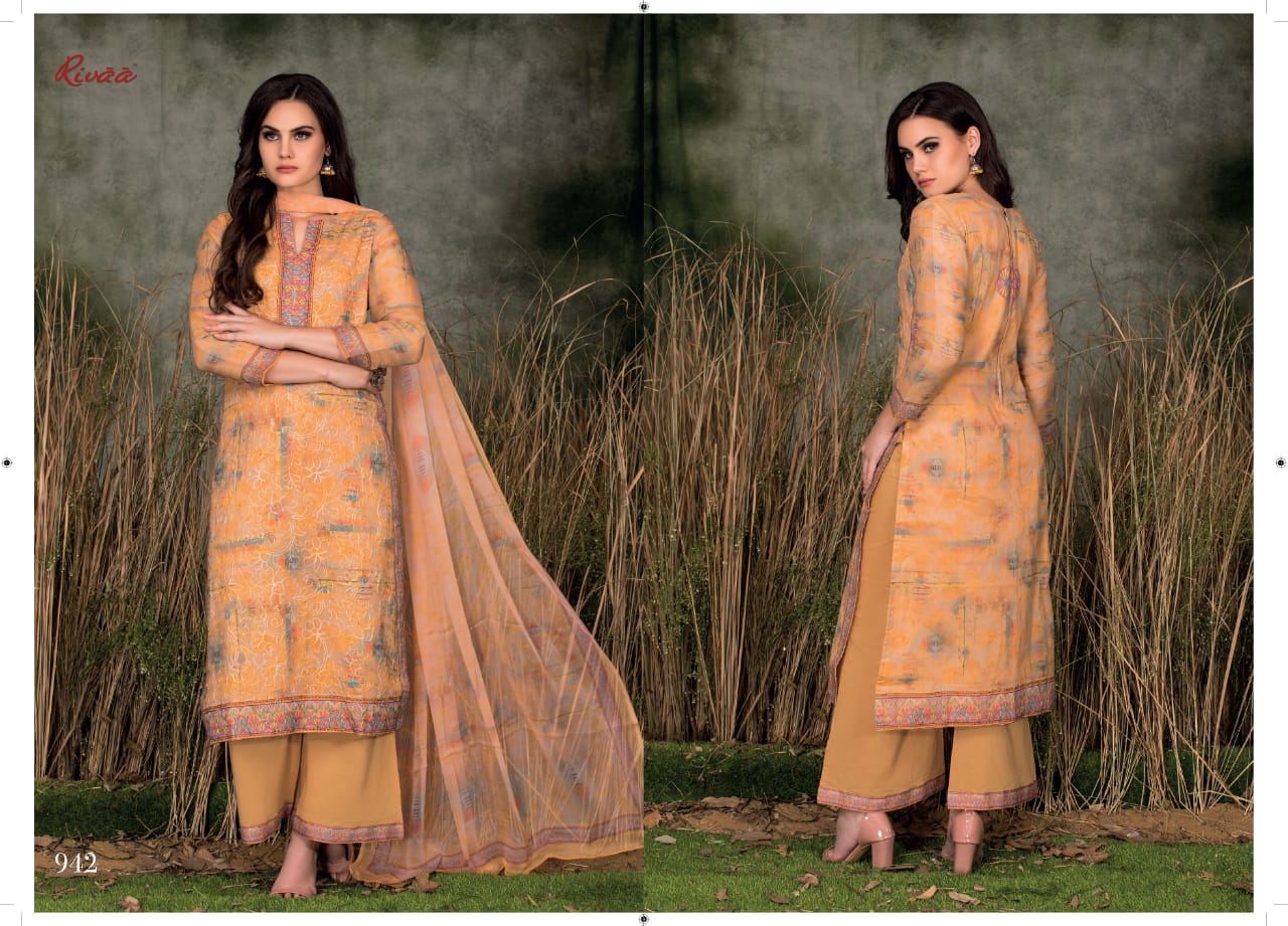 rivaa sarika  colorful fancy collection of salwaar suits