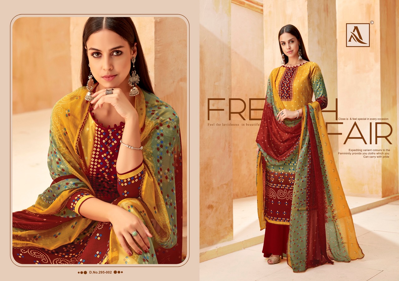 alok suits satrangi colorful fancy collection of salwaar suits at reasonable rate