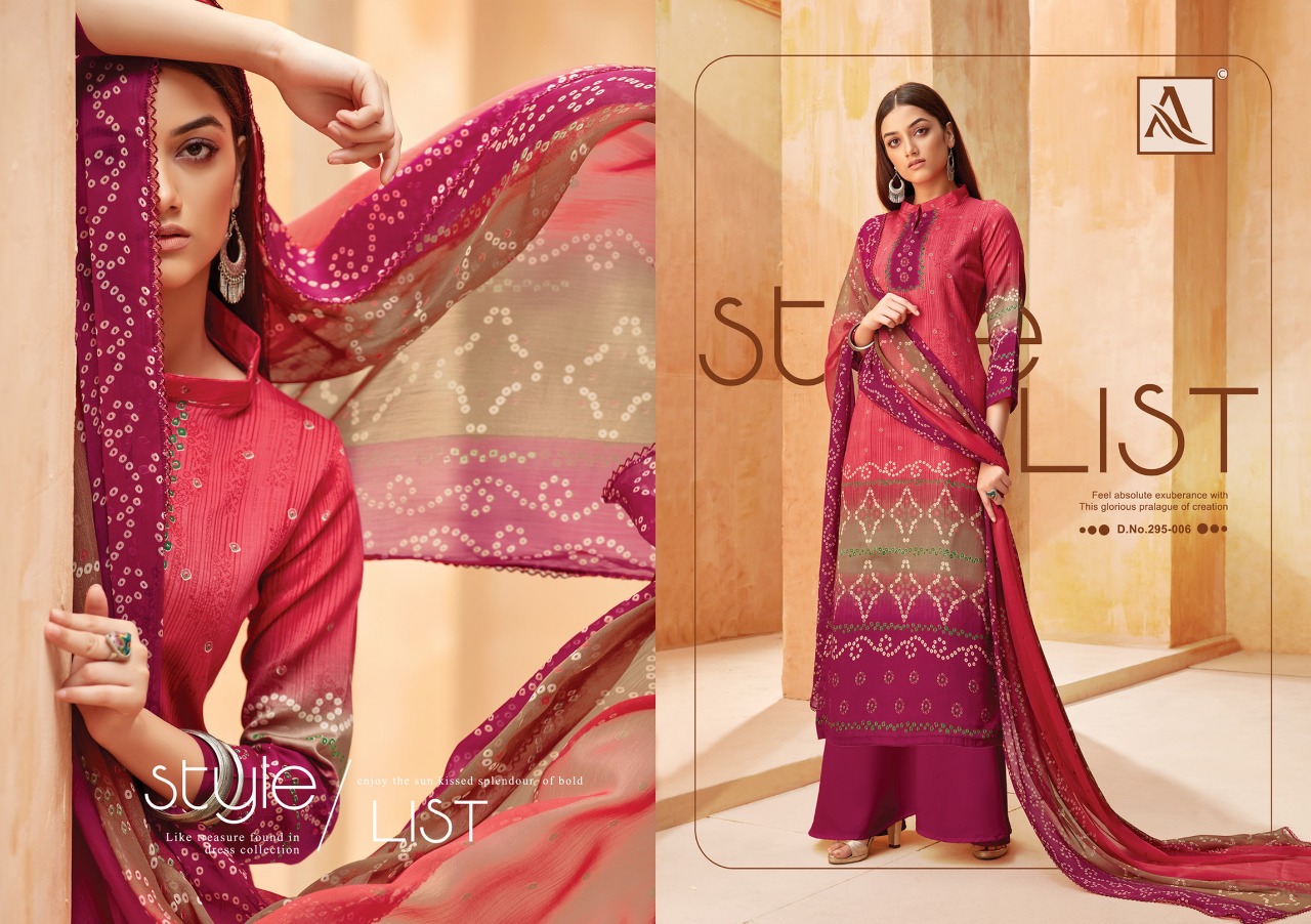 alok suits satrangi colorful fancy collection of salwaar suits at reasonable rate