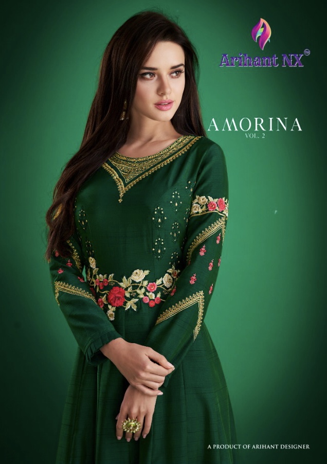 arihant designer amorina vol 2 fancy beautiful kurtis collection