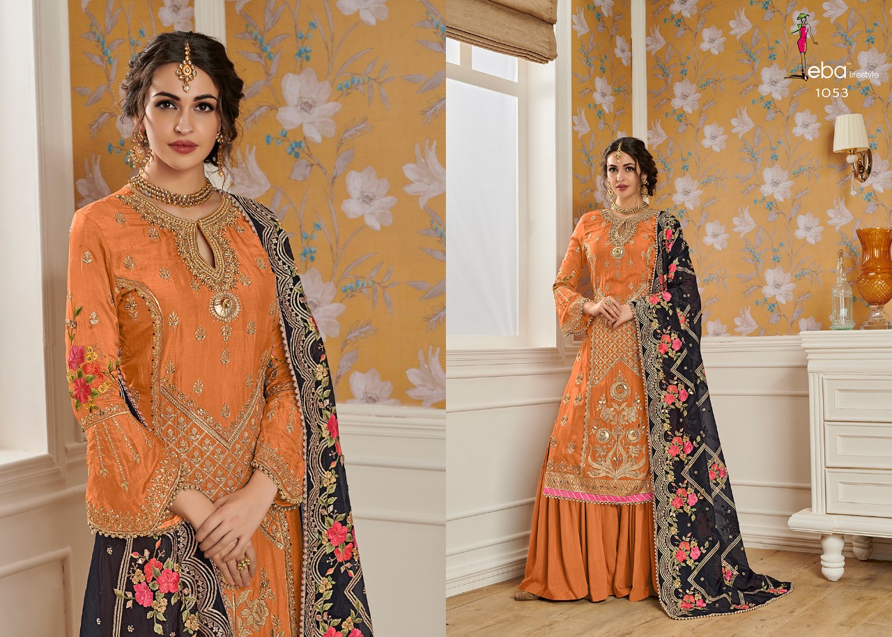 eba lifestyle hurma vol 10 colorful fancy collection of salwaar suits