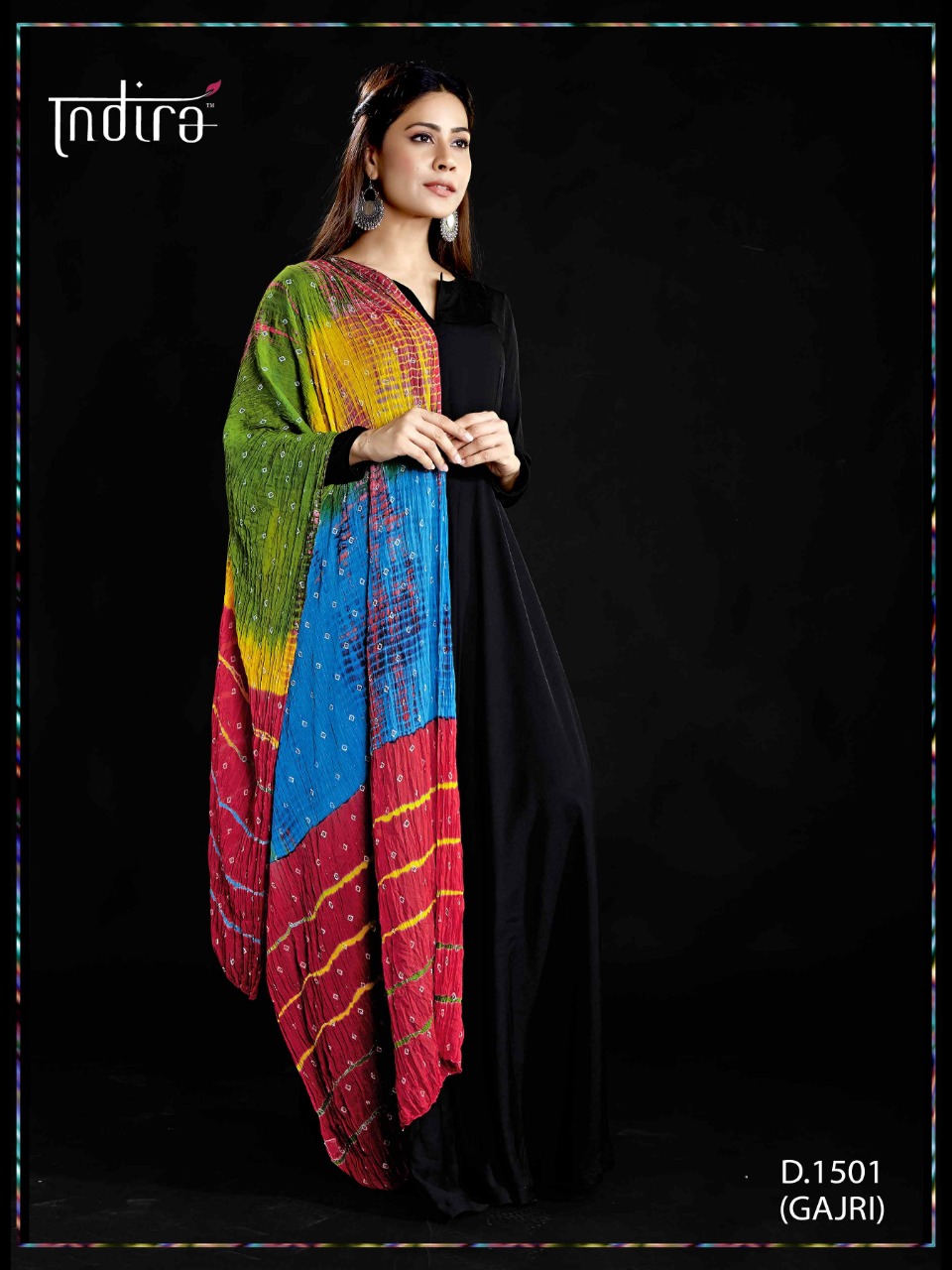 indira apparel chunri fancy casual wear kurtis with duppatta at reasonable rate