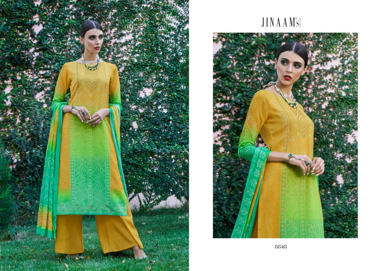 jinaam atiya adorn vol 2 collection of colorful salwaar suits