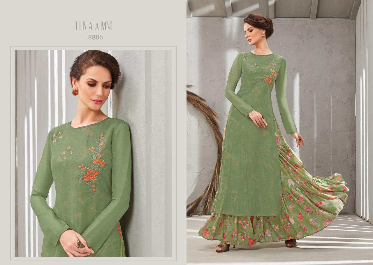 jinaam rosy colorful fancy collection of salwaar suits