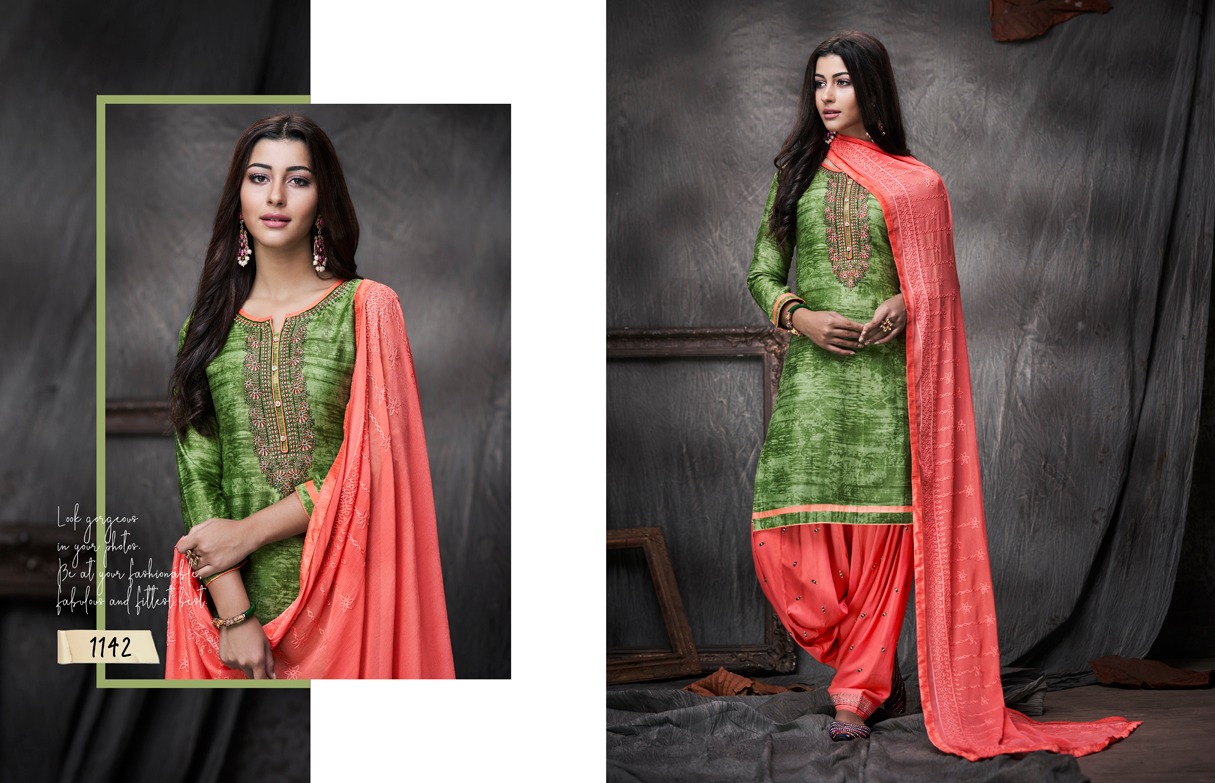 kajree saptrang by patiyala vol 4 colorful fancy collection of outfits
