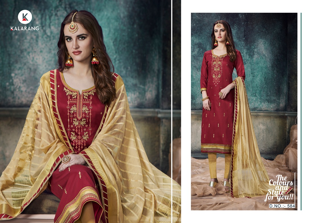 kalarang jasmine vol 2 colorful designer collection of salwaar suits