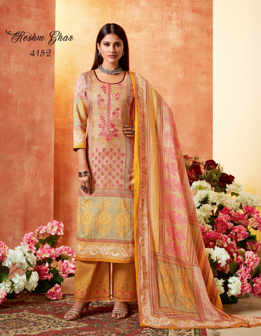 kessi fabrics reshm ghar colorful fancy collection of salwaar suits at reasonable rat