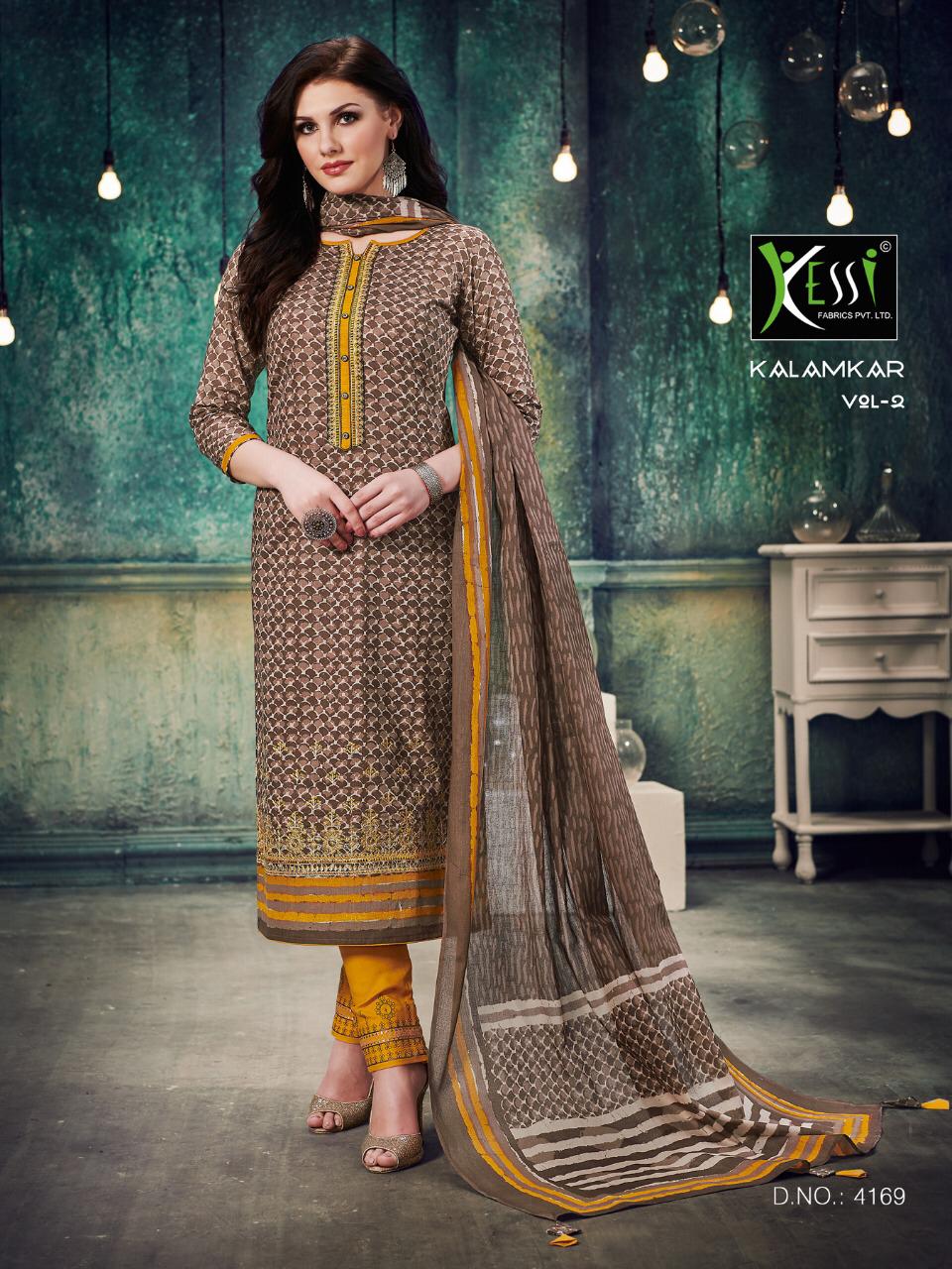 kessi kalamkar vol 2 colorful fancy collection of salwaar suits at reasonable rate