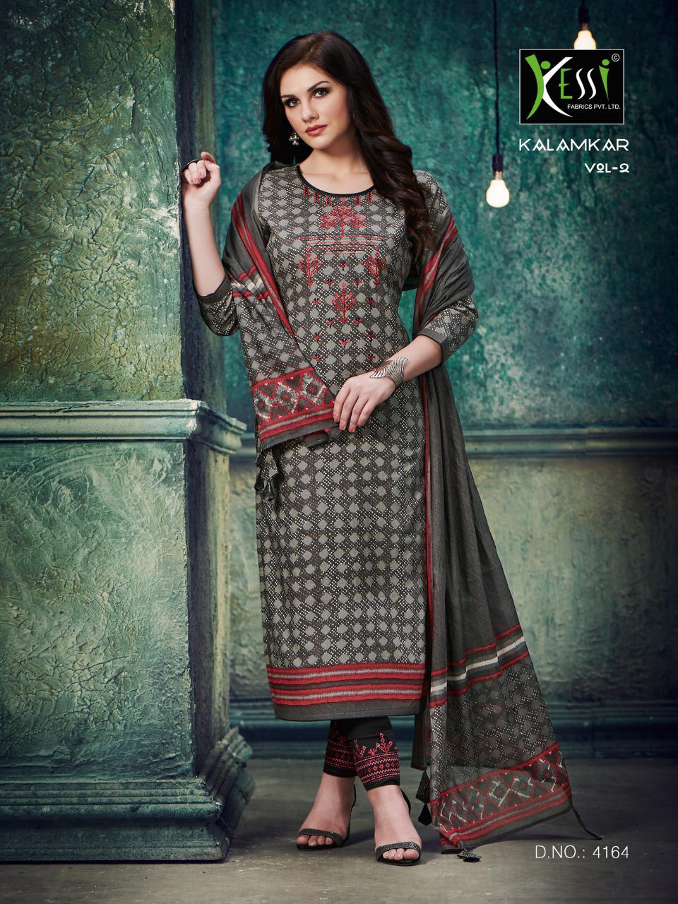 kessi kalamkar vol 2 colorful fancy collection of salwaar suits at reasonable rate