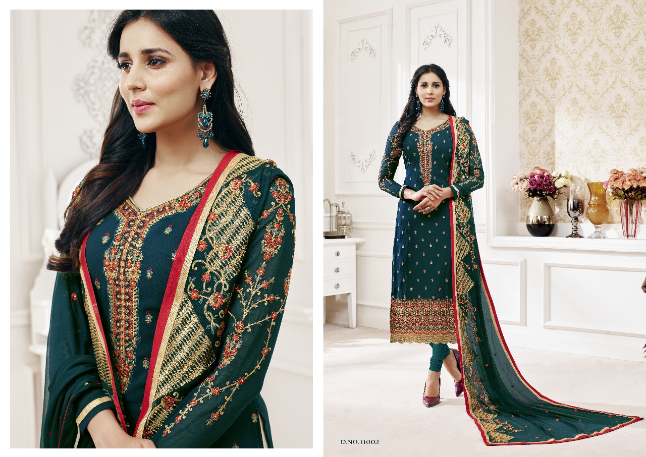 lavli fashion lavli vol 11 heavy duppatta colorful fancy collection of salwaar suits