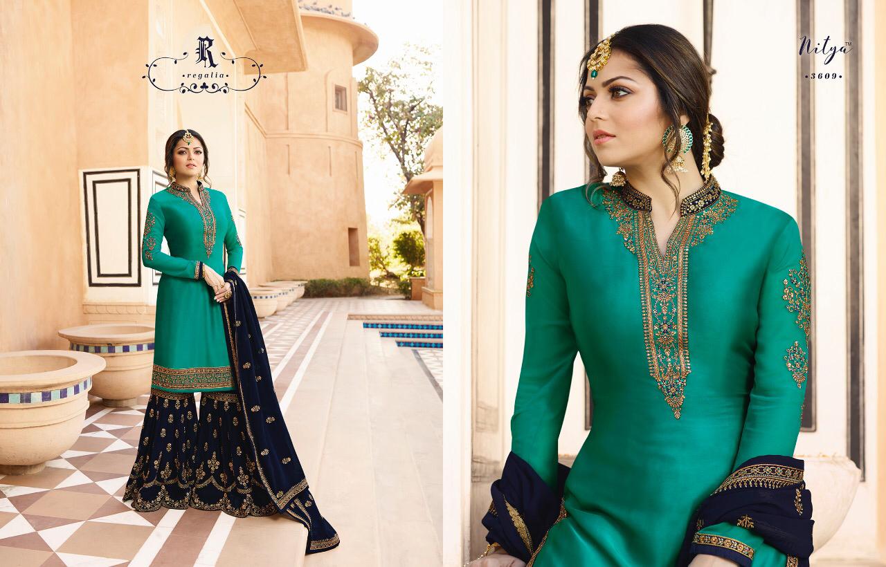 lT fabrics nitya vol 136 beautiful colorful collection of salwaar suits