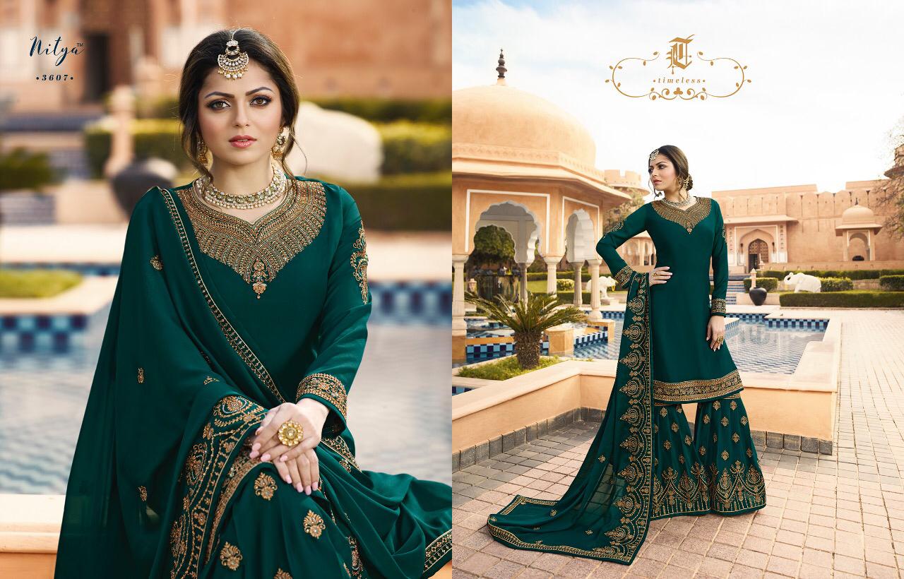 lT fabrics nitya vol 136 beautiful colorful collection of salwaar suits