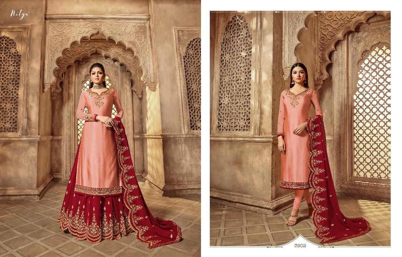 lT fabrics nitya vol 139 colorful designer collection of salwaar suits