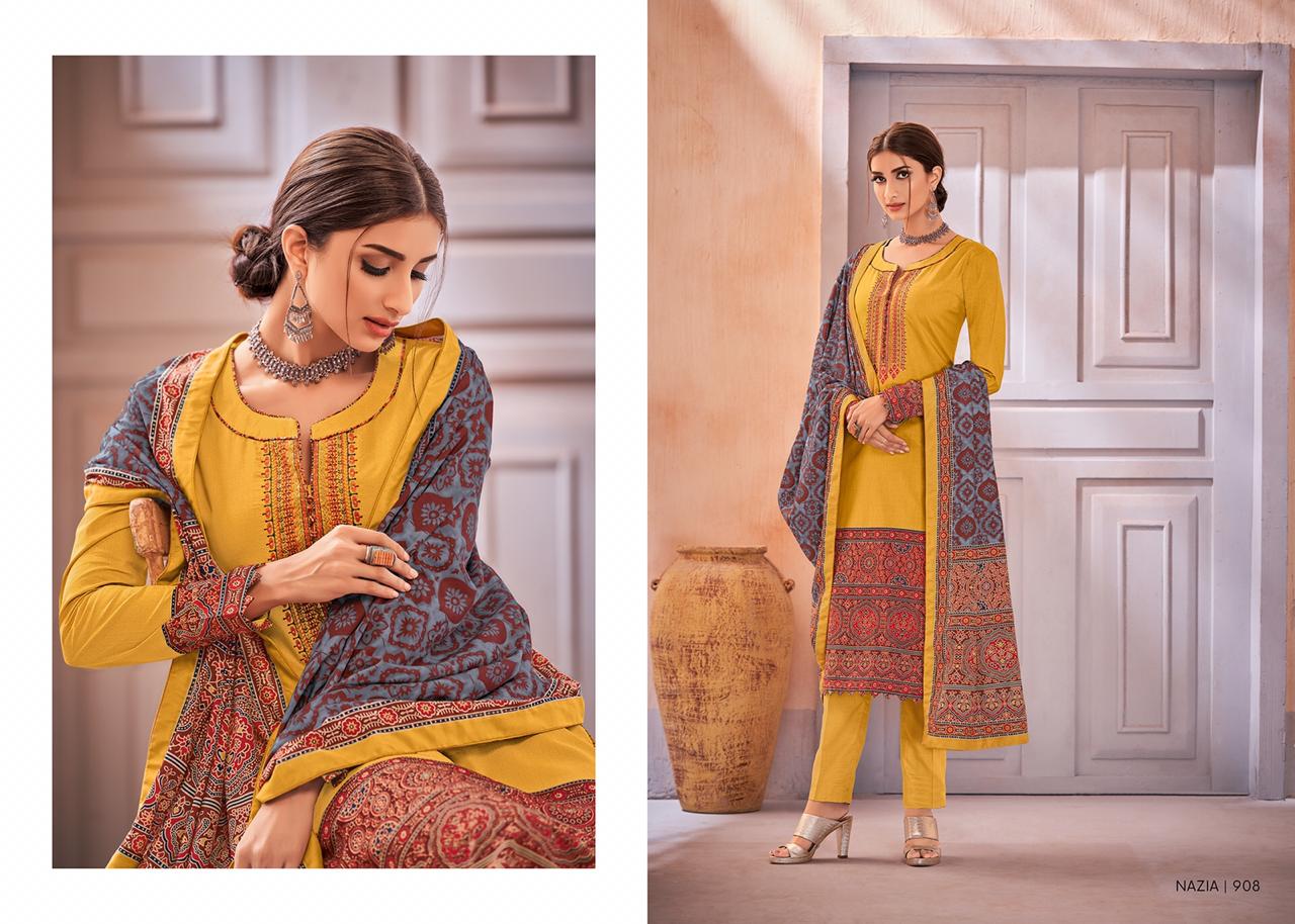 mumtaz arts nazia colorful collection of salwaar suits at reasonable rate