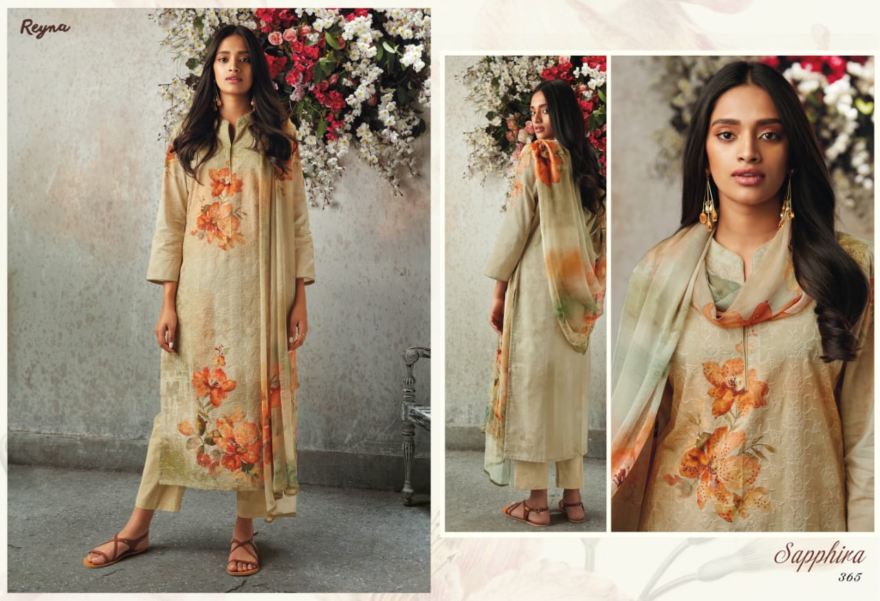 reyna sapphire colorful fancy collection of salwaar suits