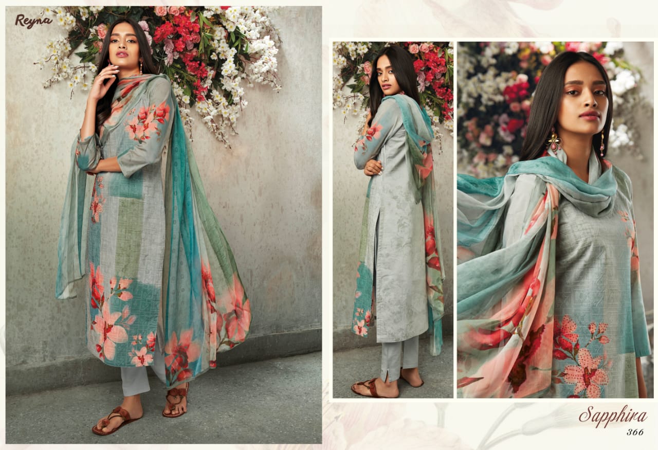 reyna sapphire colorful fancy collection of salwaar suits