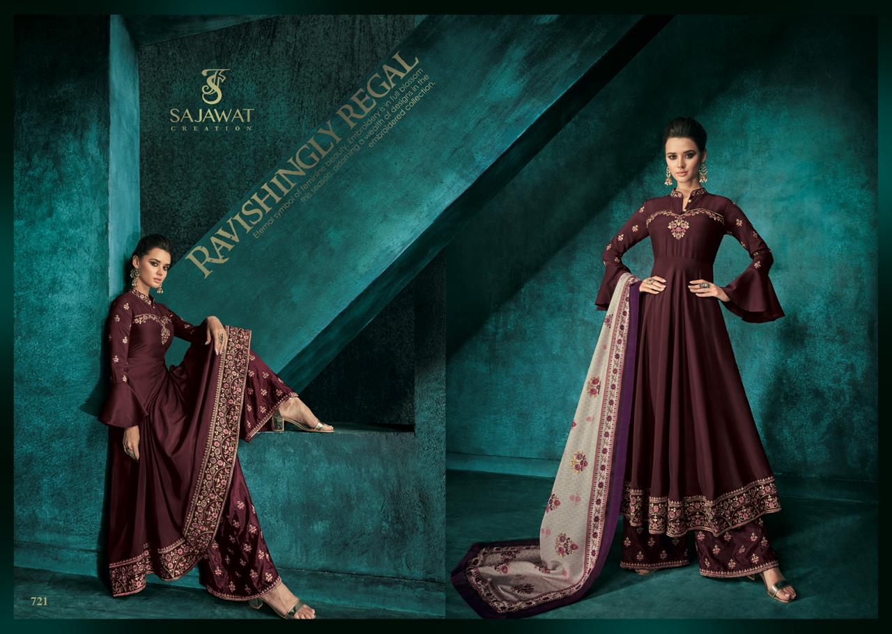 sajawat creations sarthi vol 5 colorful fancy salwaar suits collection