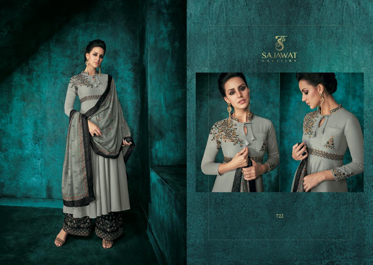 sajawat creations sarthi vol 5 colorful fancy salwaar suits collection