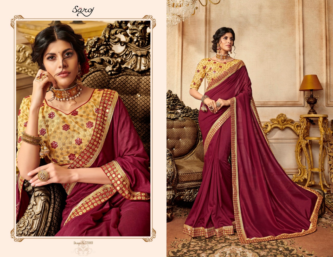 saroj sanskar beautiful designer sarees collection