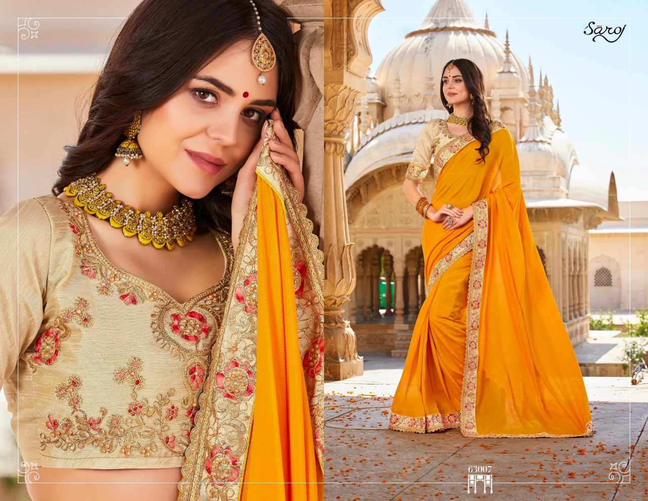 saroj star light 3 colorful fancy collection of sarees
