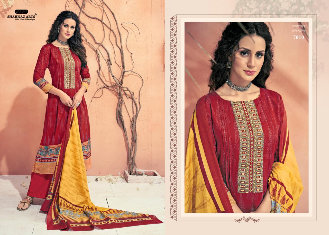 shahnaz arts avnoor colorful designer collection of salwaar suits
