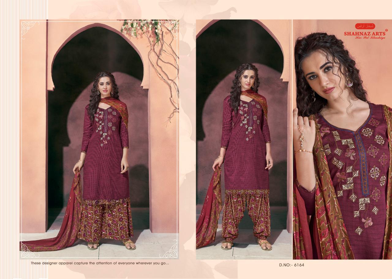shahnaz arts maahi colorful fancy salwaar suits catalog at reasonable rate