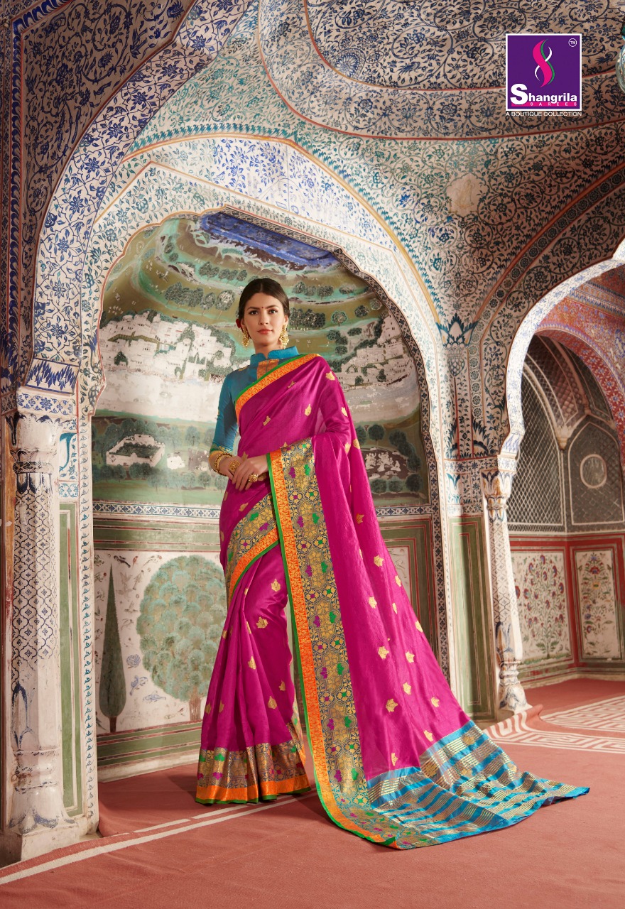 shangrila  zaara silk vol 2 bautiful fancy collection of sarees