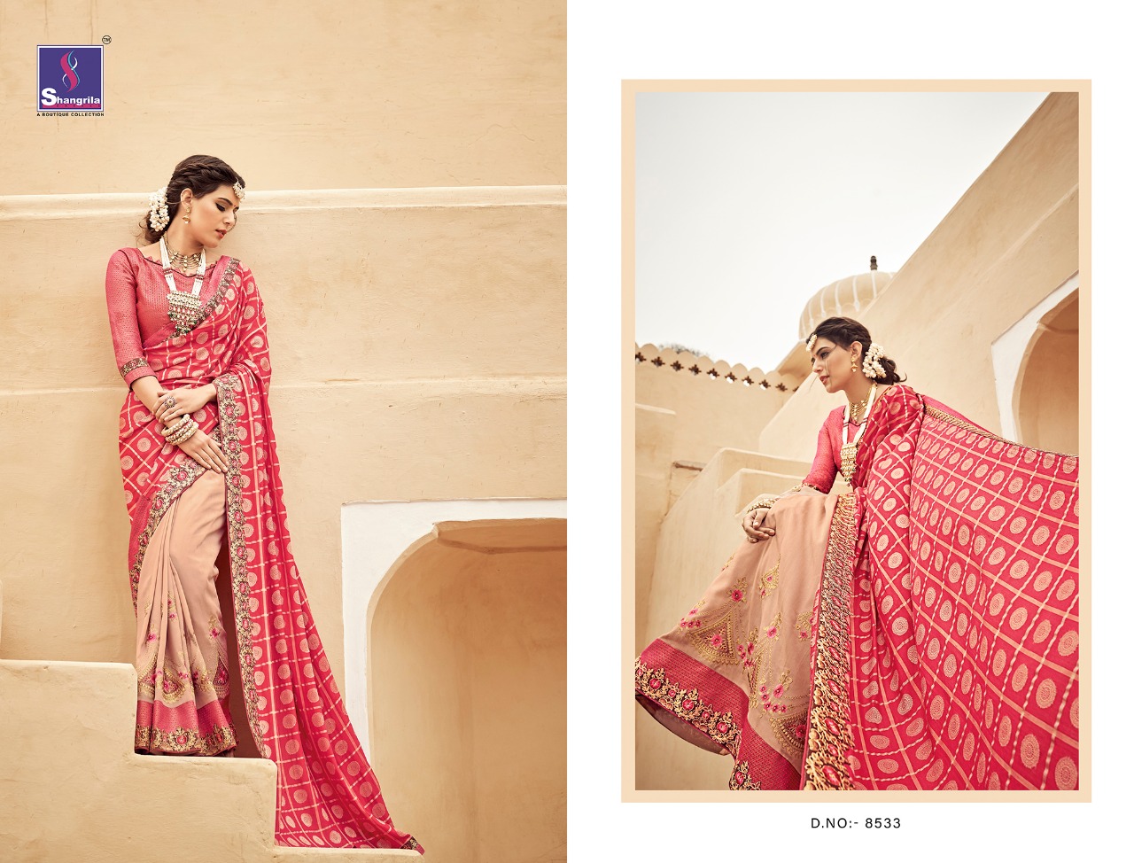 shangrila imperial silk vol 2 colorful fancy collection of sarees