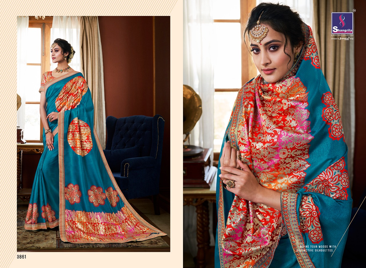 shangrila overseas vol 3 colorful fancy collection of sarees