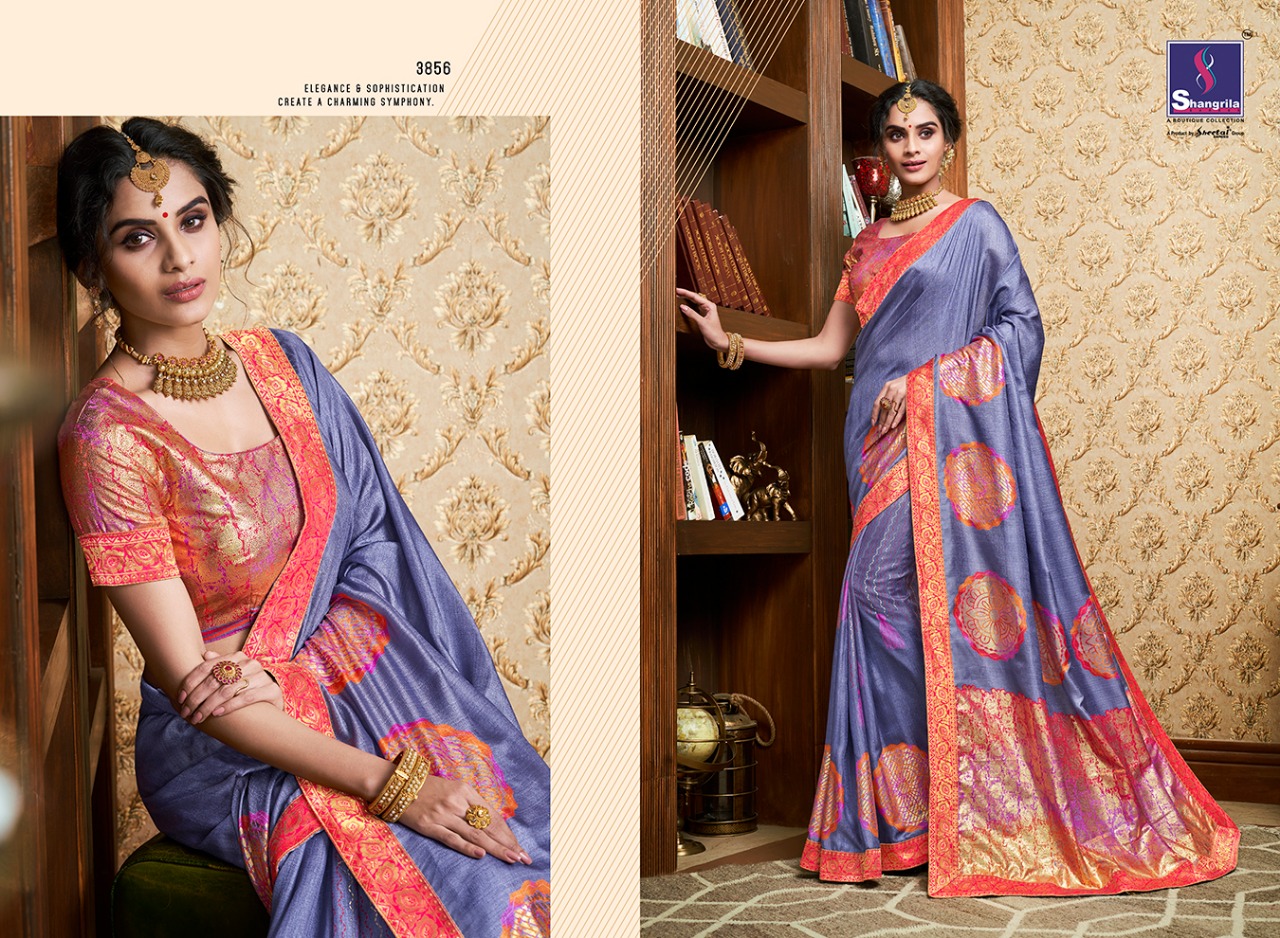 shangrila overseas vol 3 colorful fancy collection of sarees