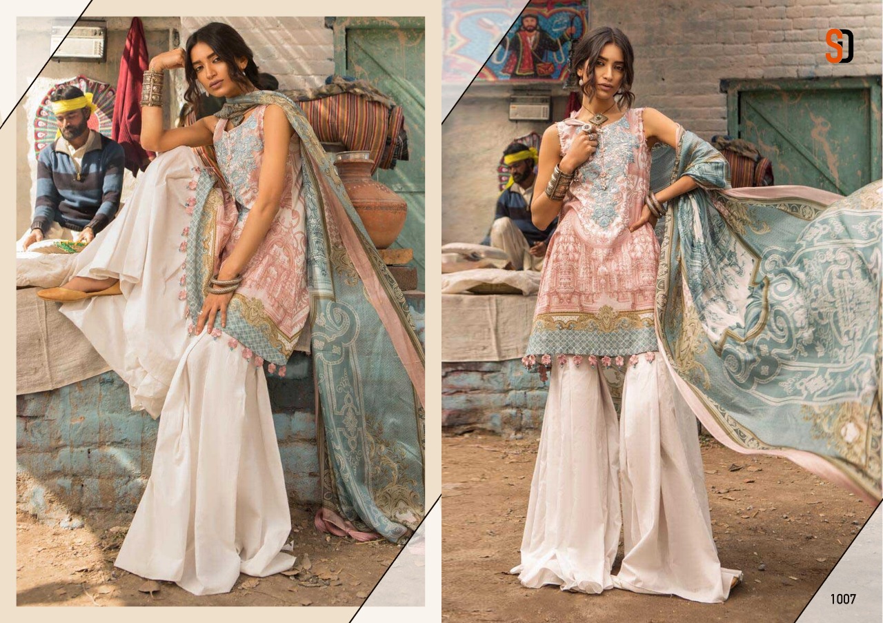 shraddha designer m prints colorful fancy collection of salwaar suits