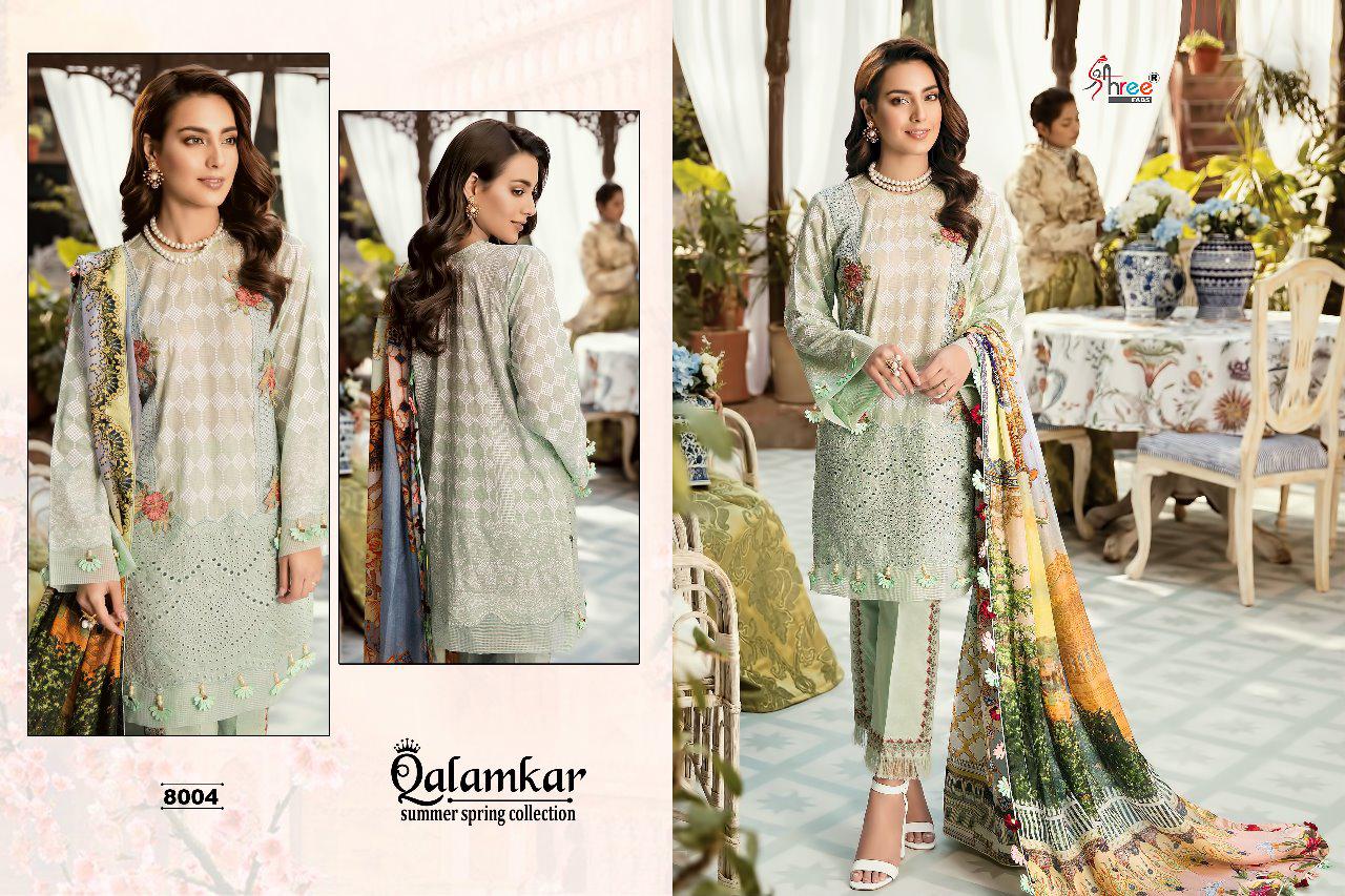 shree fabs qalamkar summer spring collection of salwaar suits