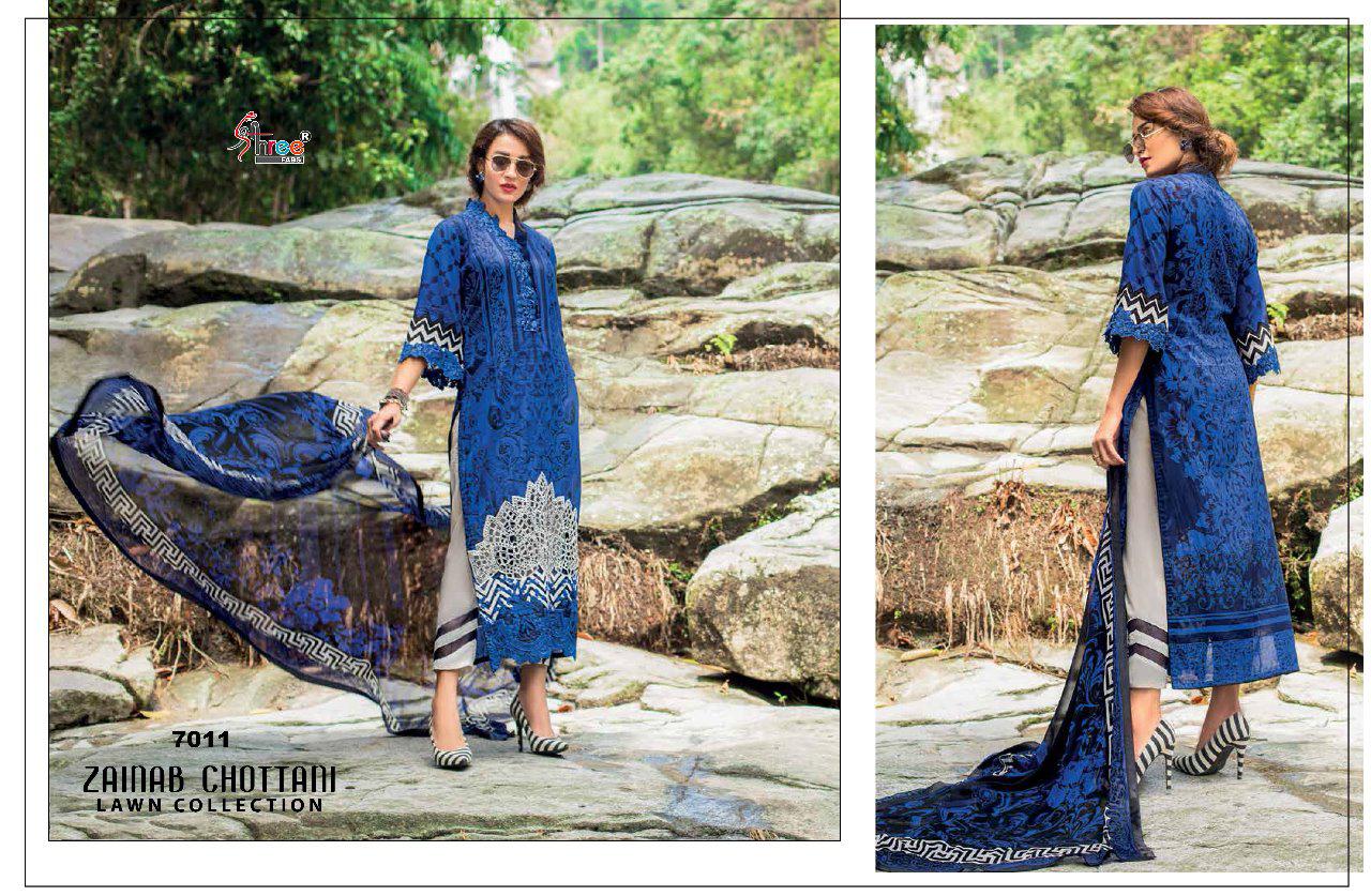 shree fabs zainab chottani  lawn collection colorful salwaar suits collection